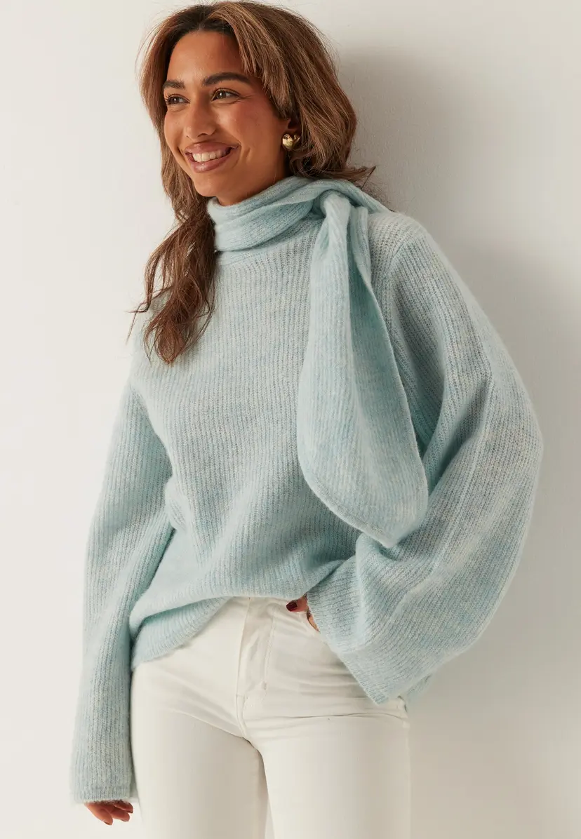Selected Slflulu Ls Bow Knit