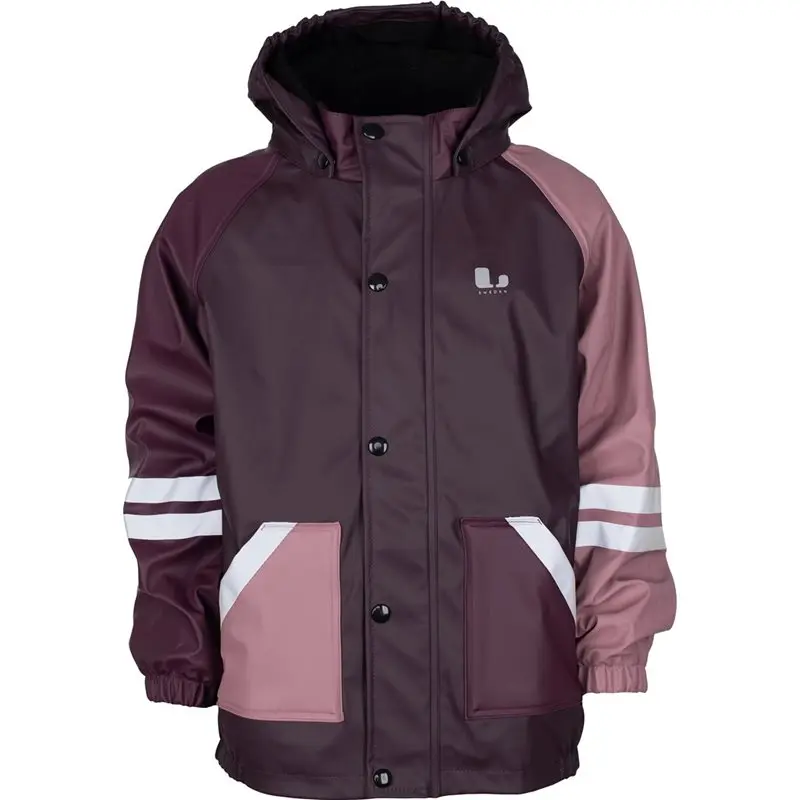 Lindberg Lindberg Fagerhult Rain Set,Fleece Plum/Dry Rose