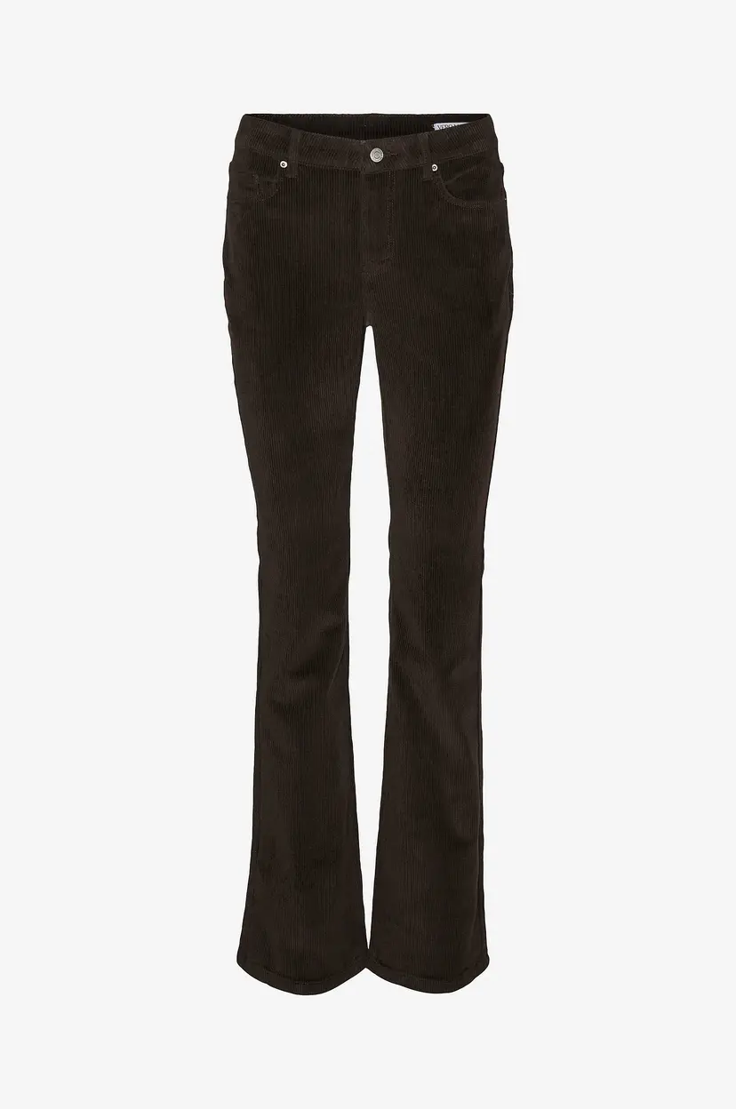 Vero Moda Manchester-bukser vmFlash MR Flared Corduroy - Brun