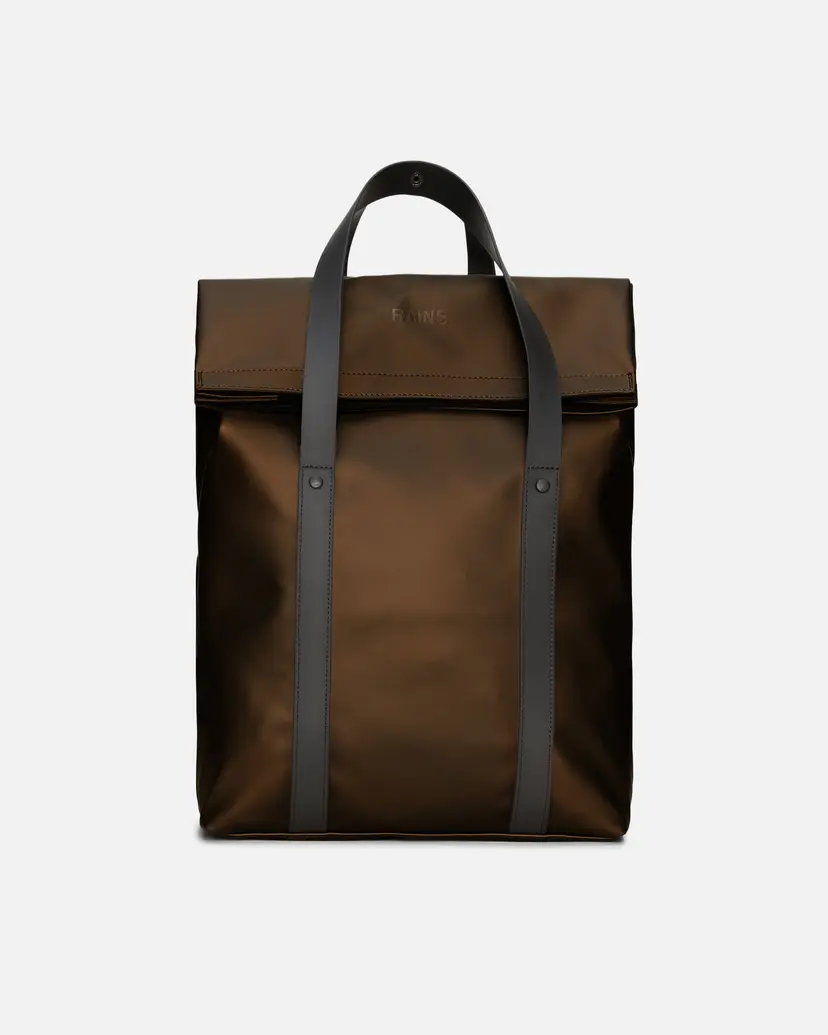 Rains Rains 2 Way Tote Backpack Brown Backpack