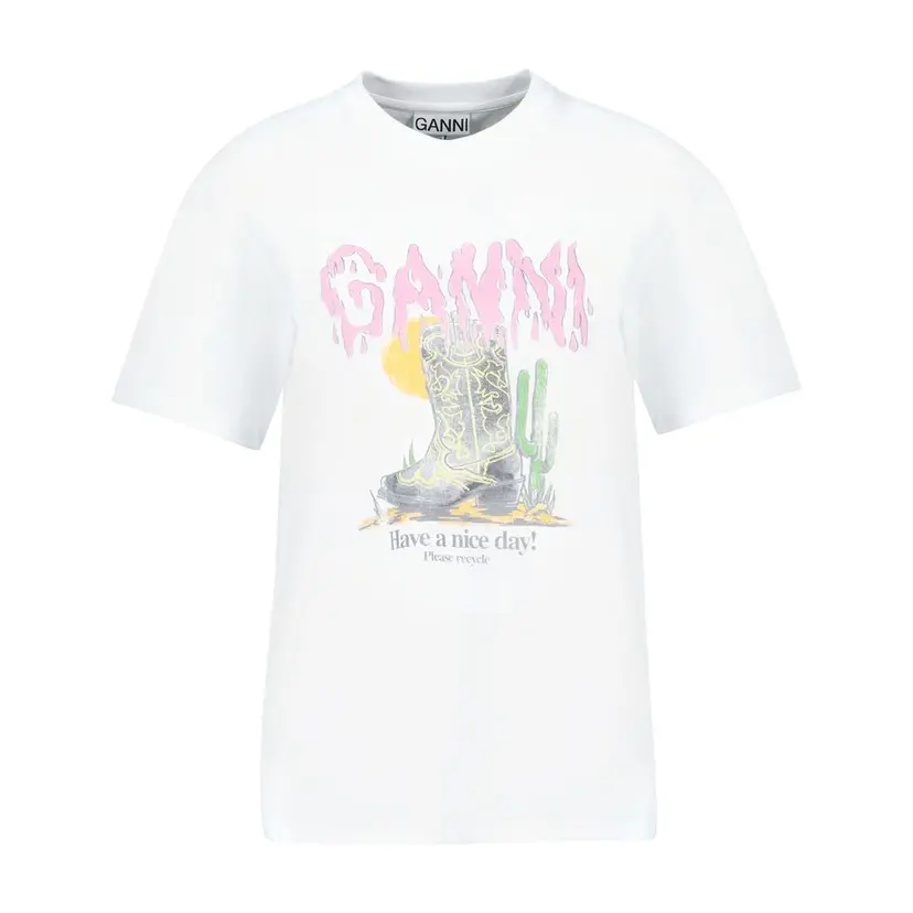 Ganni Ganni Skjorter – Hvit