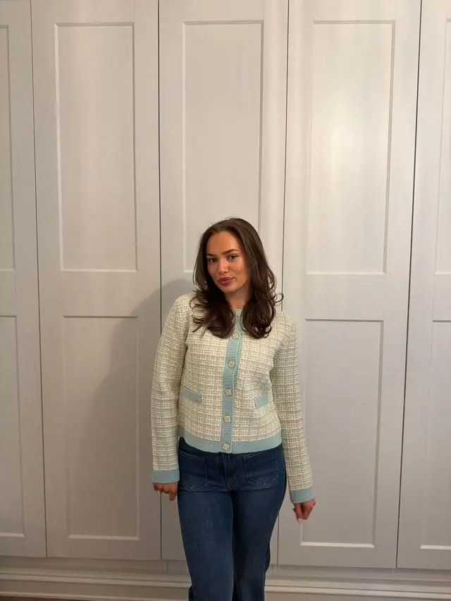 Y.A.S Yaslivia LS Short Knit Cardigan