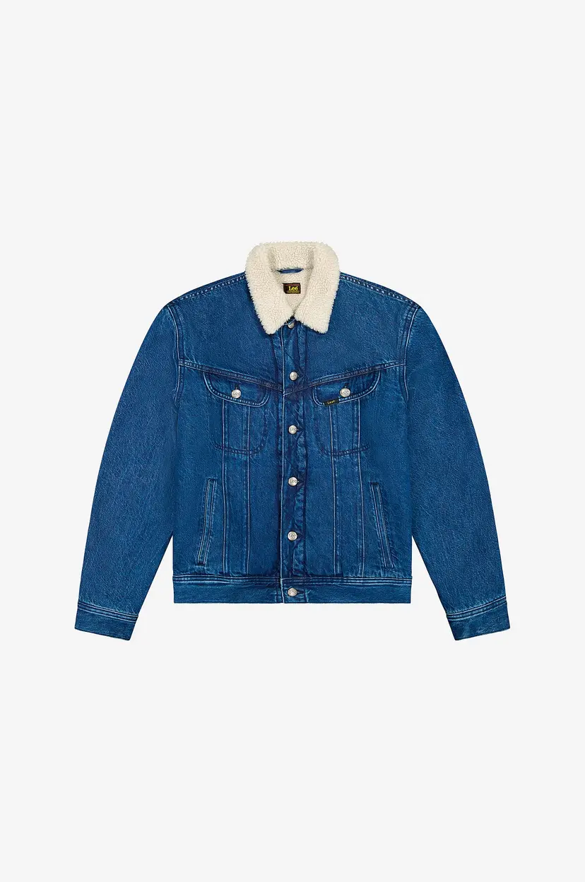 Lee Denim jakke Sherpa - Blå