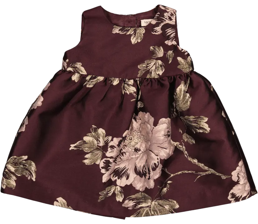 Marmar Copenhagen MarMar Kjole Party Daelyna Deep Mulberry Jacquard (98 /3 år)