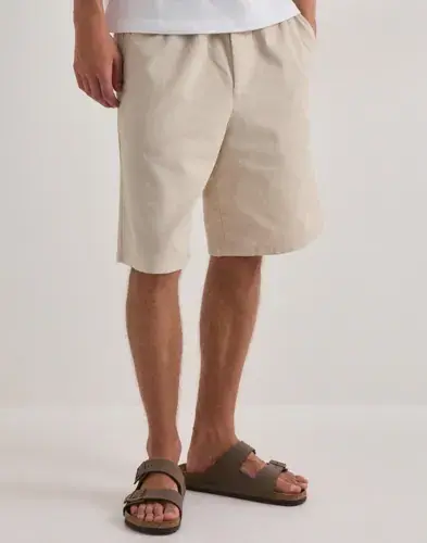 Only & Sons Only & Sons Onsdaves Wide Cot Lin 0007 Shorts Linshorts Beige