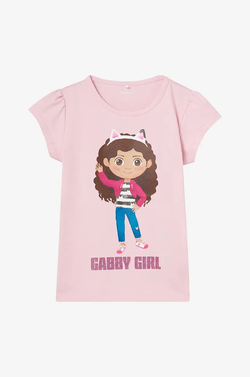 NAME IT Topp nmfMamma Gabby SS Top Box Sky - Rosa