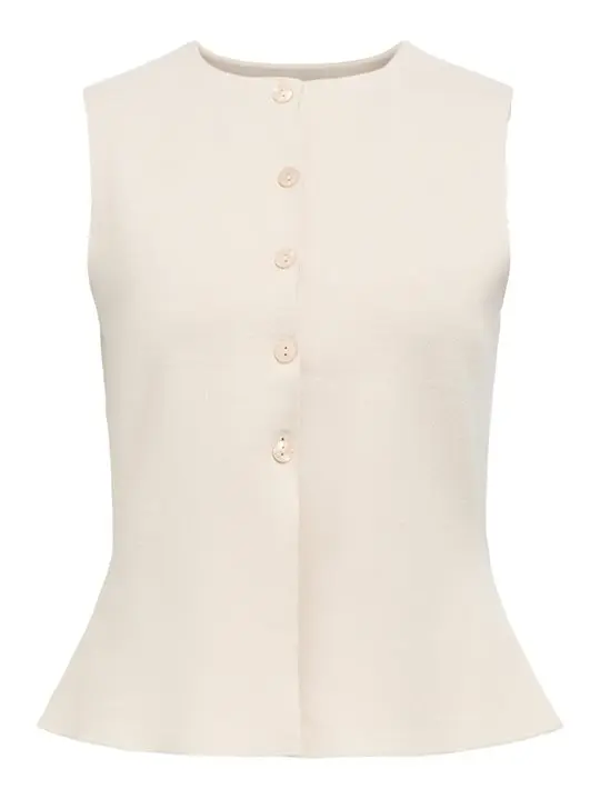 Object Object - Reynard Knit Vest - Silver Gray