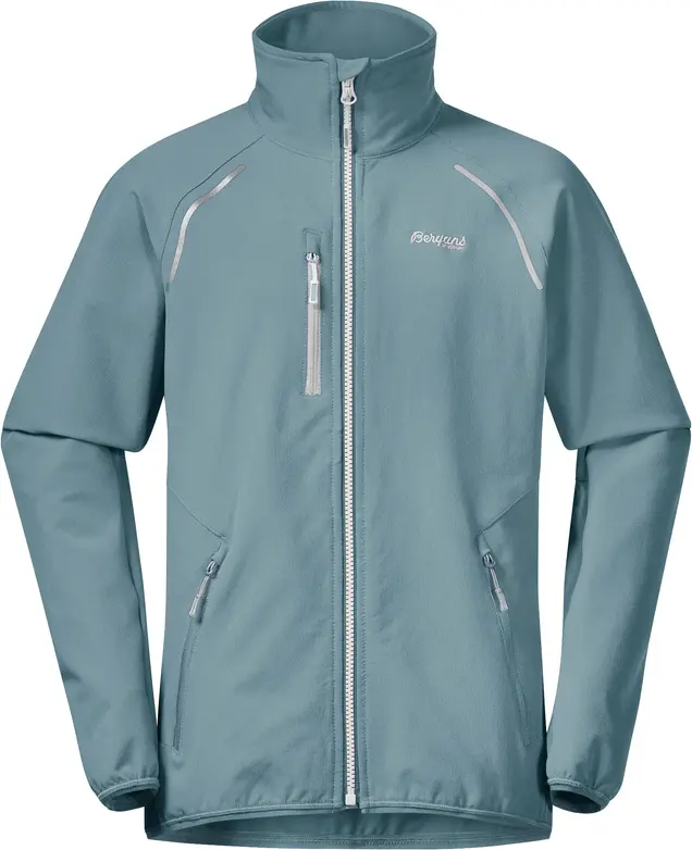 Bergans Bergans Kids' Sjoa Light Softshell Jacket Smoke Blue
