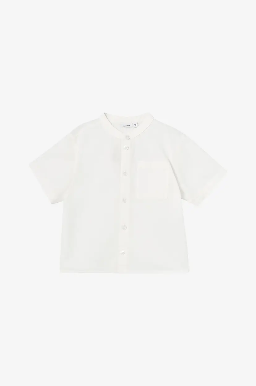 NAME IT Skjorte nmmFaher SS Shirt - Beige