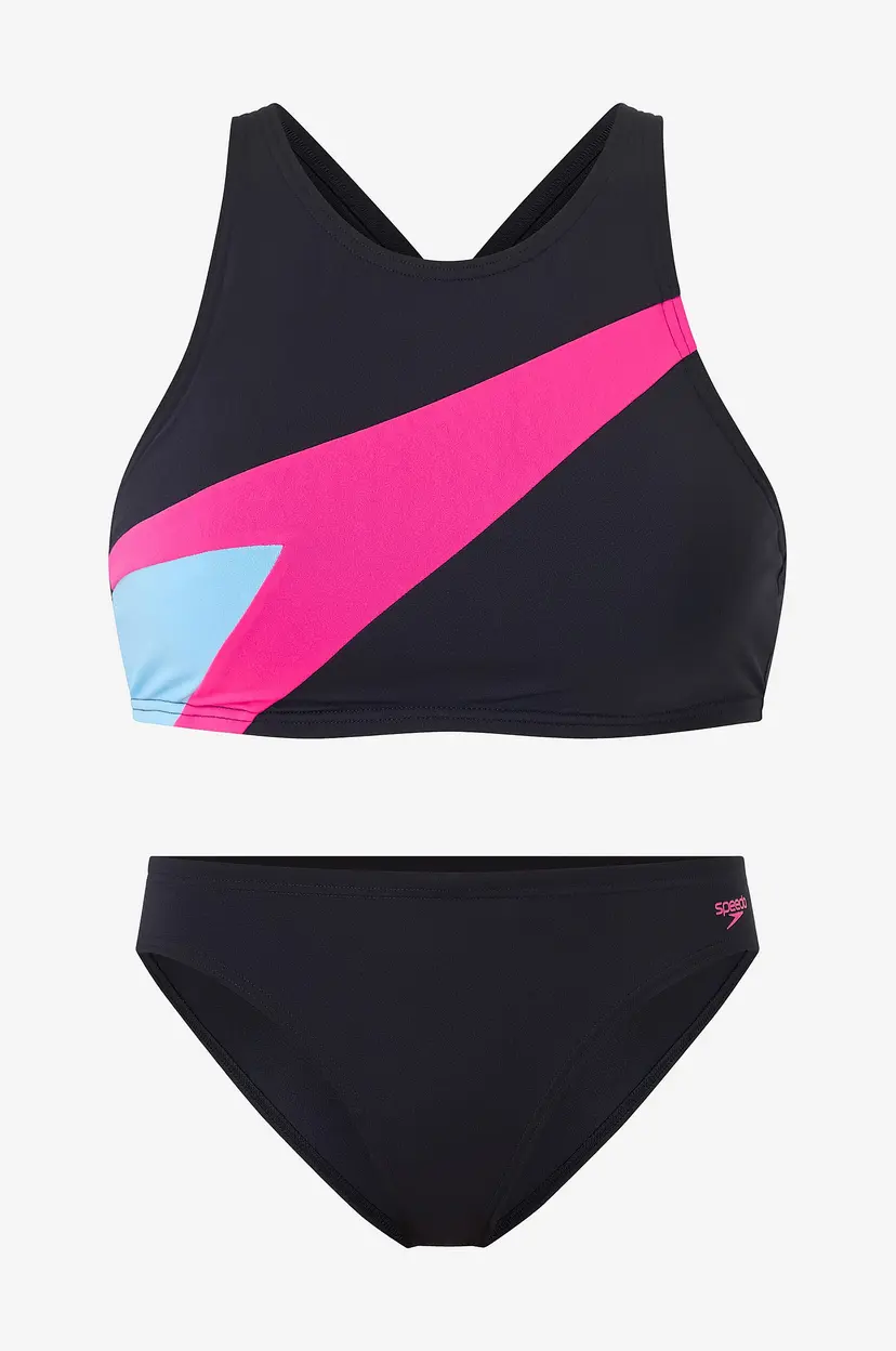 Speedo Bikini Hyperboom Butterfly Back Bikini Set - Svart