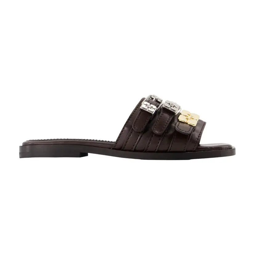Ganni Ganni Sandaler – Brun