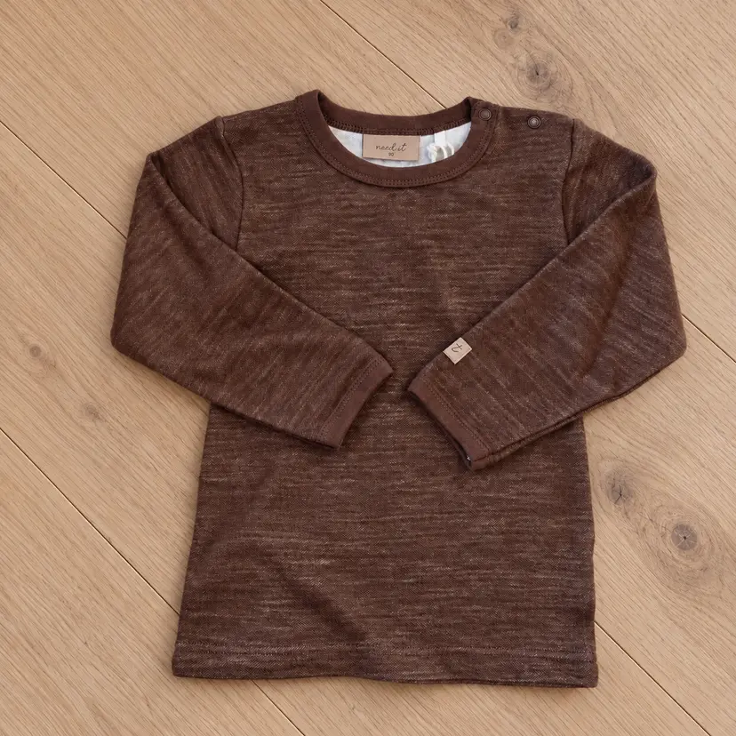 Need it Trøye i ull/bambus "Digg" Brun
