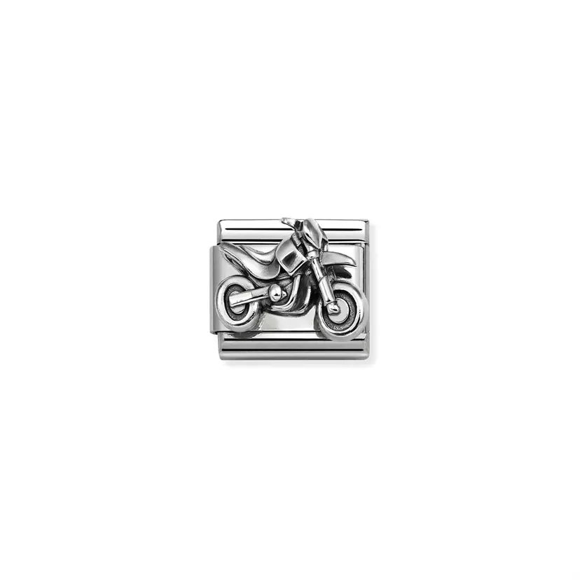 Nomination Silver Motorcycle