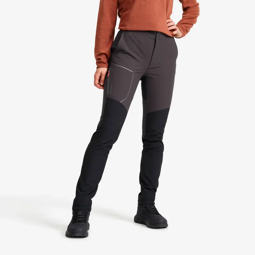 RevolutionRace Surmount Hiking Stretch Pants Dame Black/Obsidian