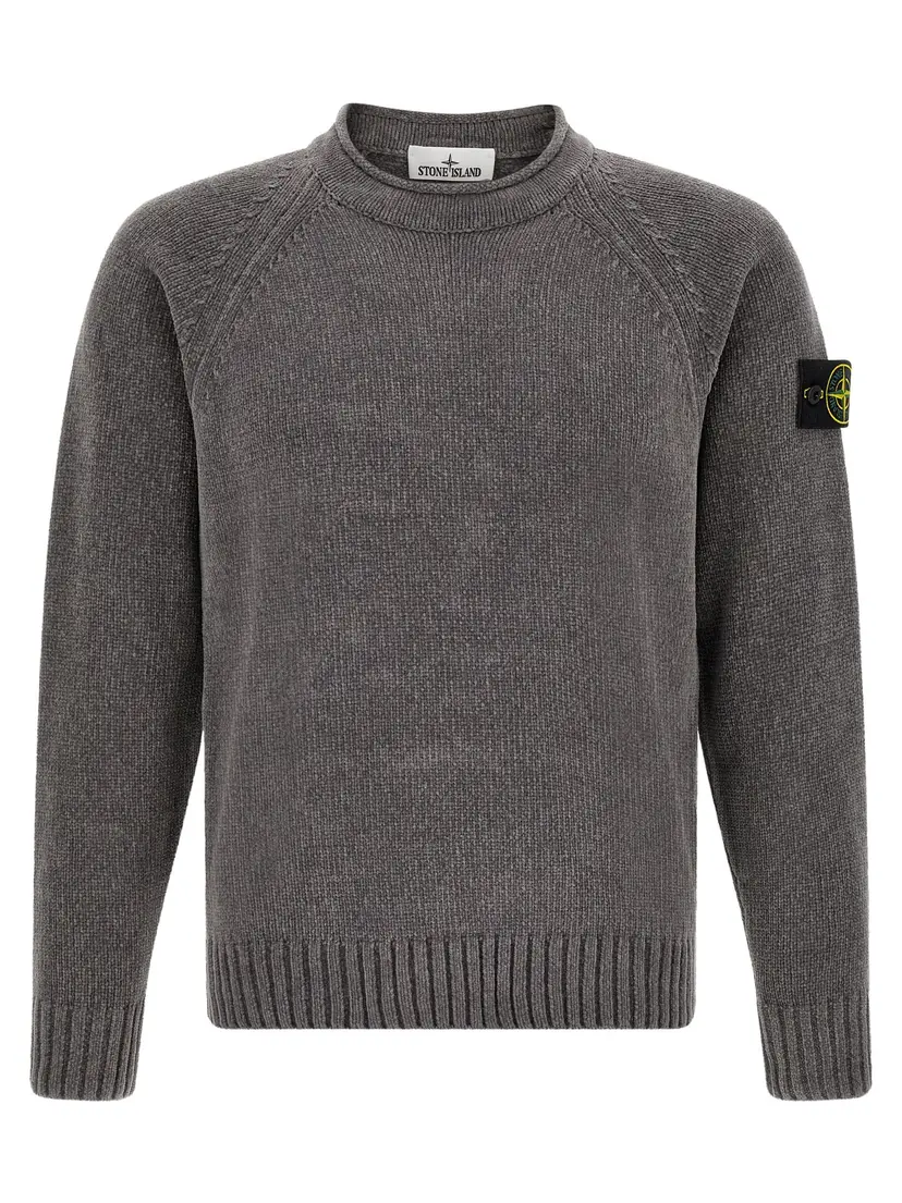 Stone Island Stone Island Strikkegensere – Grå