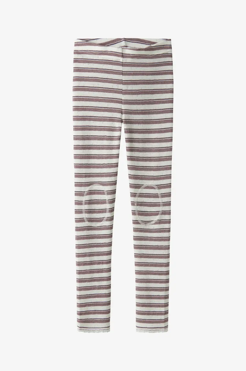 NAME IT Leggings nkfWang Wool Needle - Rød
