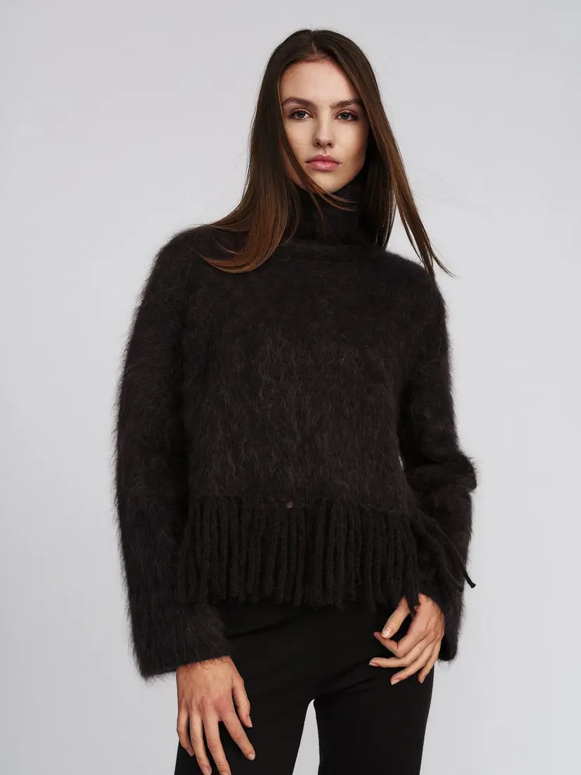 ella&il Milena Chunky Sweater Dark Brown - S
