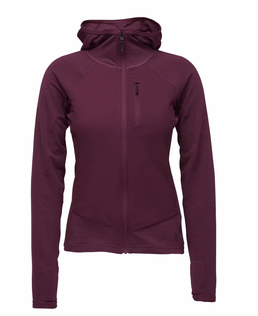 Black Diamond Black Diamond W Coefficient Lt Hybrid Hoody Blackberry
