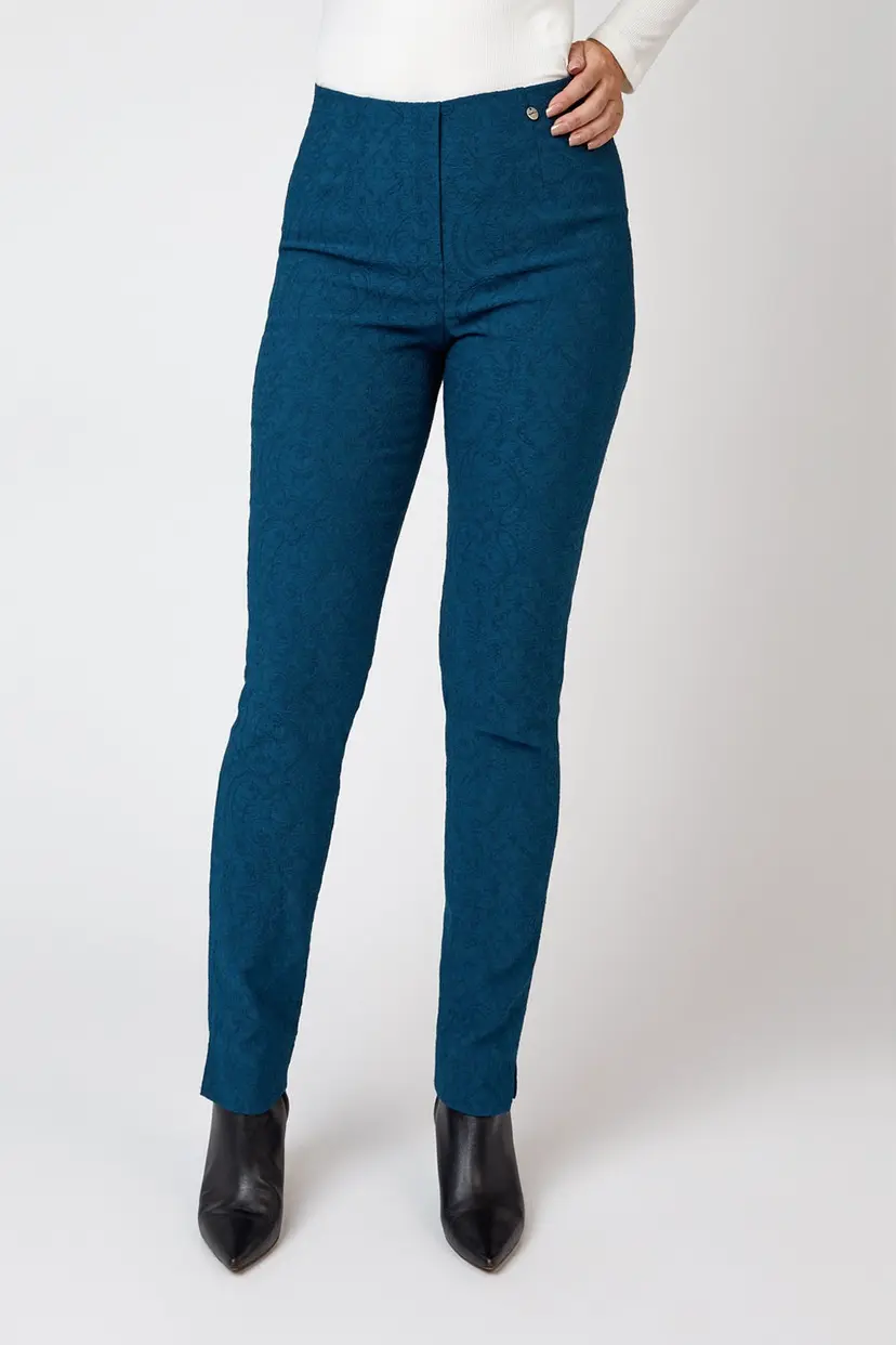 Robell ROBELL MARIE TROUSERS LAKE BLUE