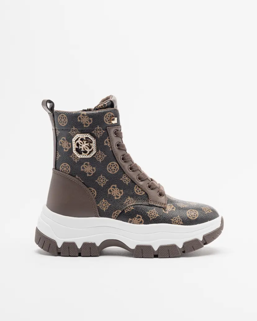 Guess Guess Benzon Brown High-top sneakers