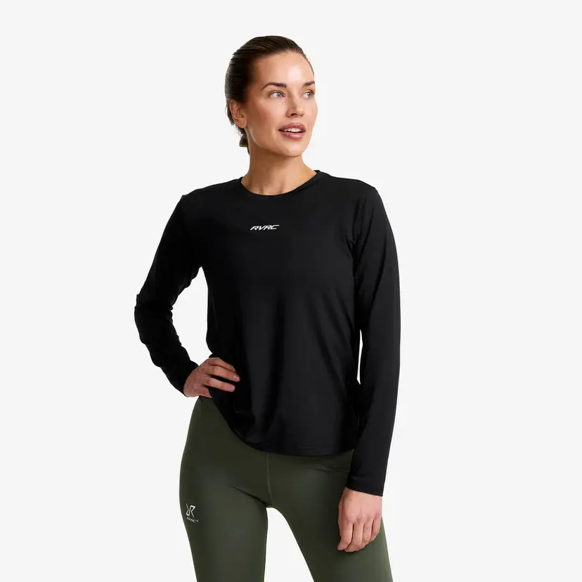 RevolutionRace Direction Active Long-sleeved T-shirt Dame Black