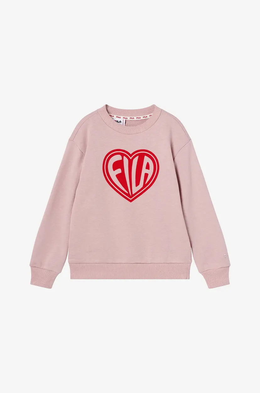 Fila Collegegenser Cressa Regular Graphic - Rosa
