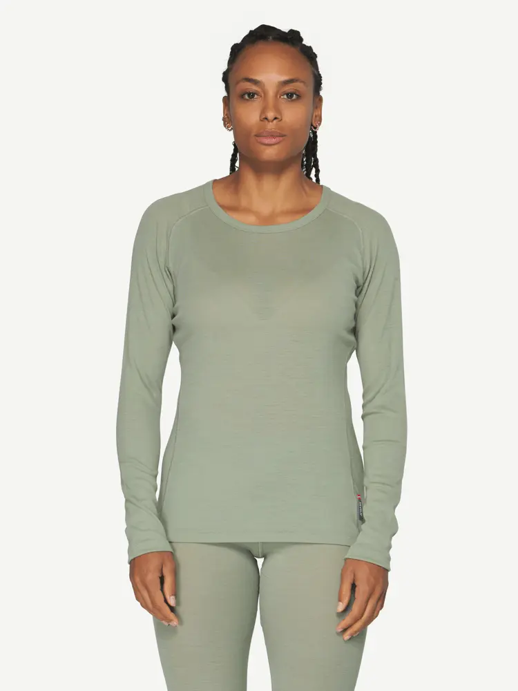 Devold Devold - Adventure Merino 190 Ulltrøye Dame - Large - Grønn