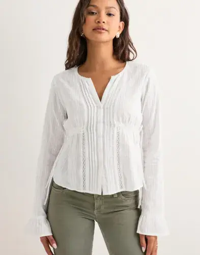 Nelly Nelly - Hvit - Favourite Detail Blouse