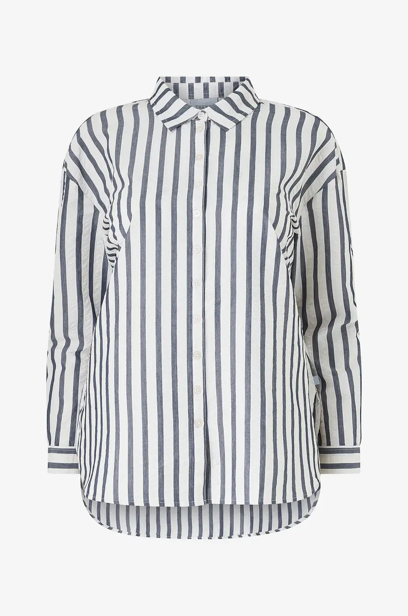 Zhenzi Skjorte Evyn 661- Shirt L/S - Blå