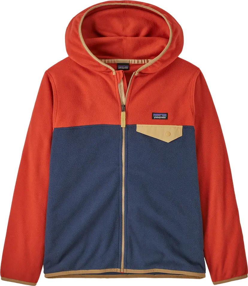 Patagonia Patagonia Kids' Micro D Snap-T Jacket New Navy W/Madder Red