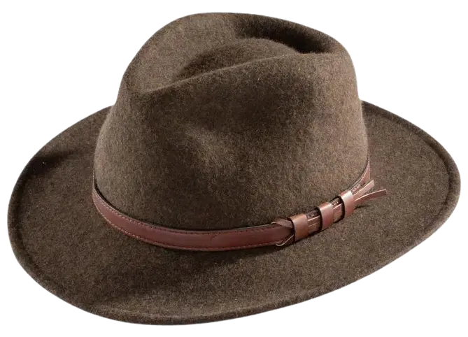 Alan Paine Alan Paine M's Richmond Felt Hat Brown