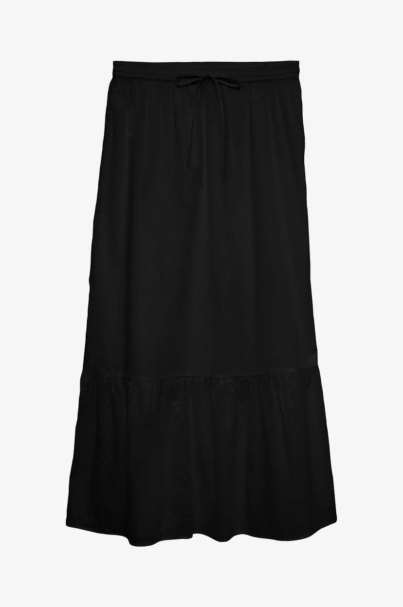 Vero Moda Skjørt vmTrine MW Maxi Skirt Wvn - Svart