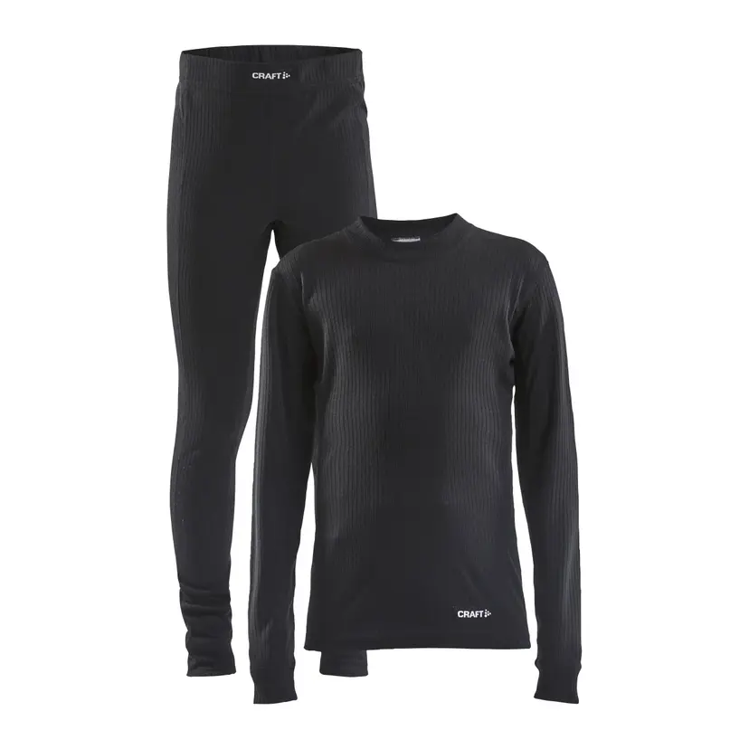 Craft Craft Juniors' Core Dry Baselayer Set Black