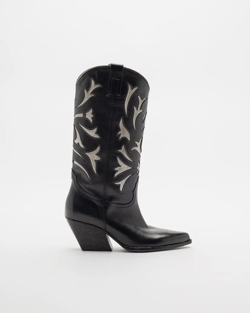Elena Iachi Elena Iachi E4327-2 Black Cowboy boots