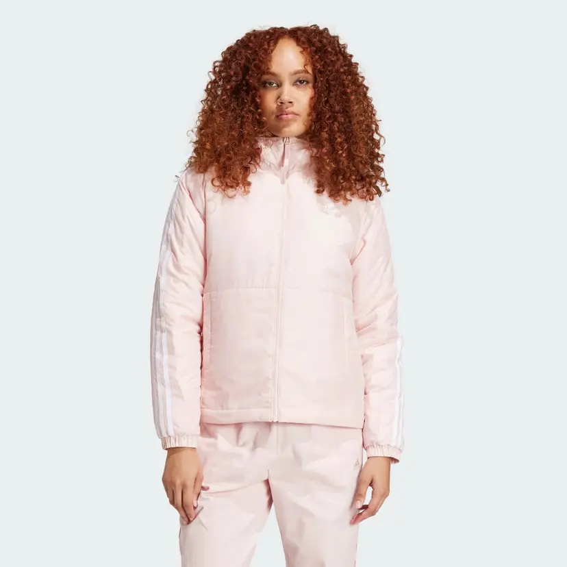 Adidas Essentials 3-Stripes Insulated Hooded Jakke