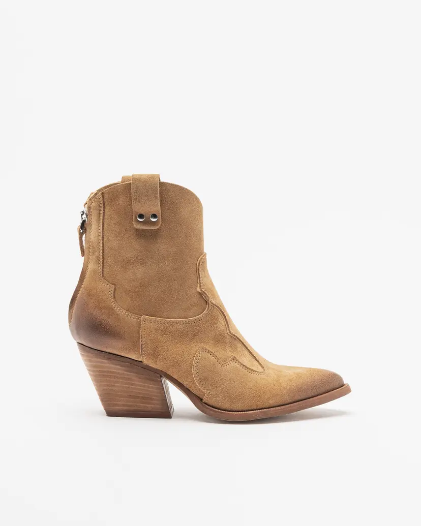 PROF PROF M702M49 Camel Ankle Boots