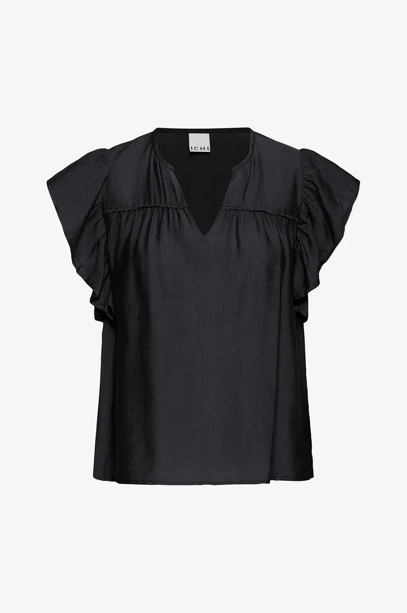 Ichi Bluse Ihhetta SS - Svart