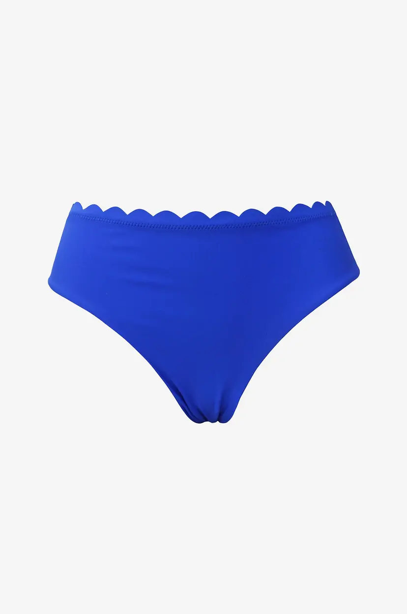 KAANDA Beach life Bikinitruse New Venus Scallop Mid Rise Bottom - Blå