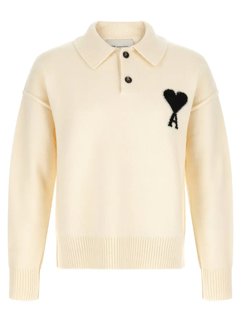 Ami Paris Ami Paris Strikkegensere – Beige