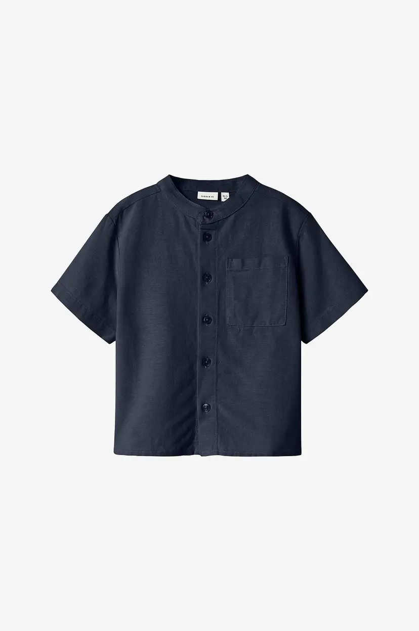 NAME IT Skjorte nmmFaher SS Shirt - Blå