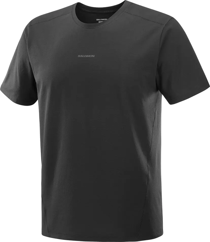 Salomon Salomon Men's Trackline Short Sleeve Tee Deep Black