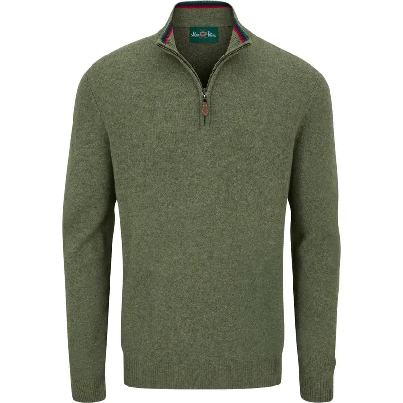 Alan Paine Alan Paine M's Streetly 1/2 Zip Mock Neck Landscape