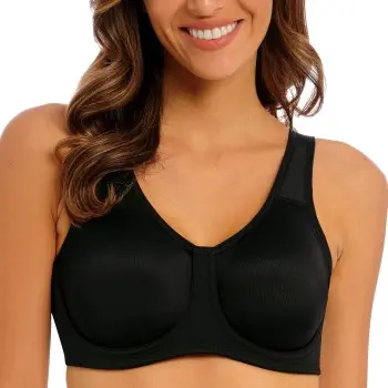 Wacoal Wacoal BH Simone Sports Bra Svart D 70 Dame