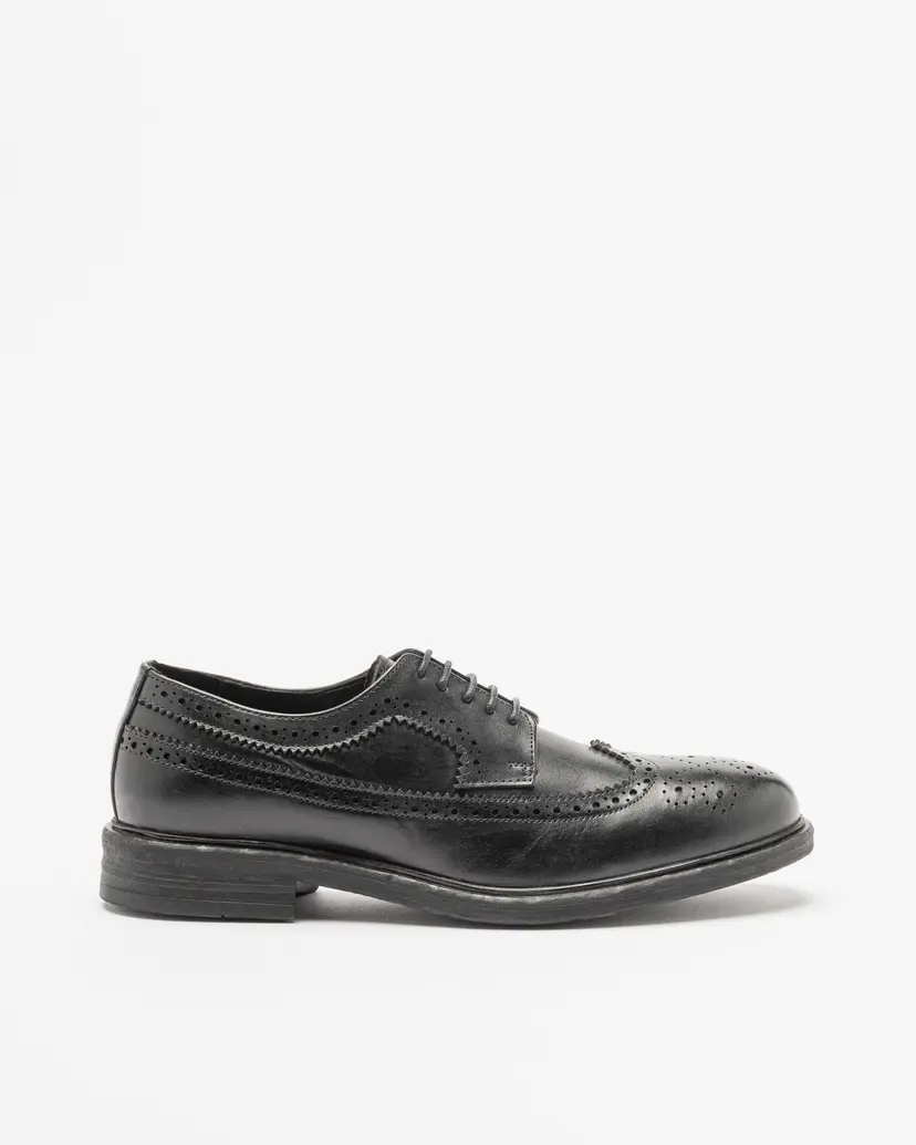 PROF PROF 808 Black Brogue shoes