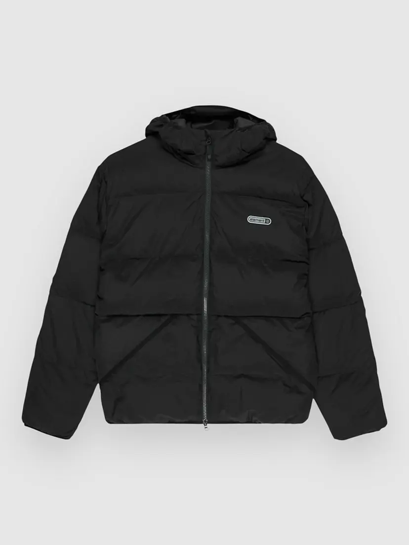 Element Element Hooded Puffer Jakke svart