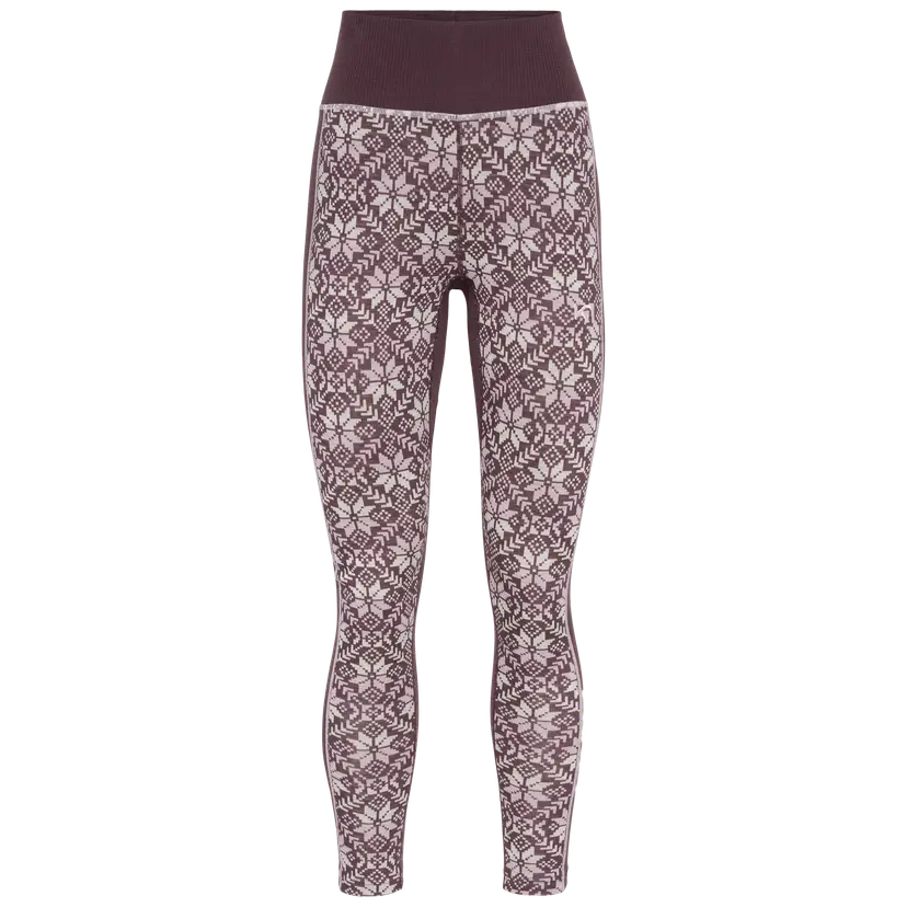 Kari Traa Kari Traa Women's Anna High Waist Pants Cocoa Powder