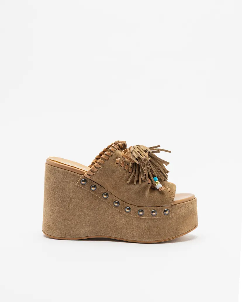 PROF PROF M2116M2 Camel Platform clogs