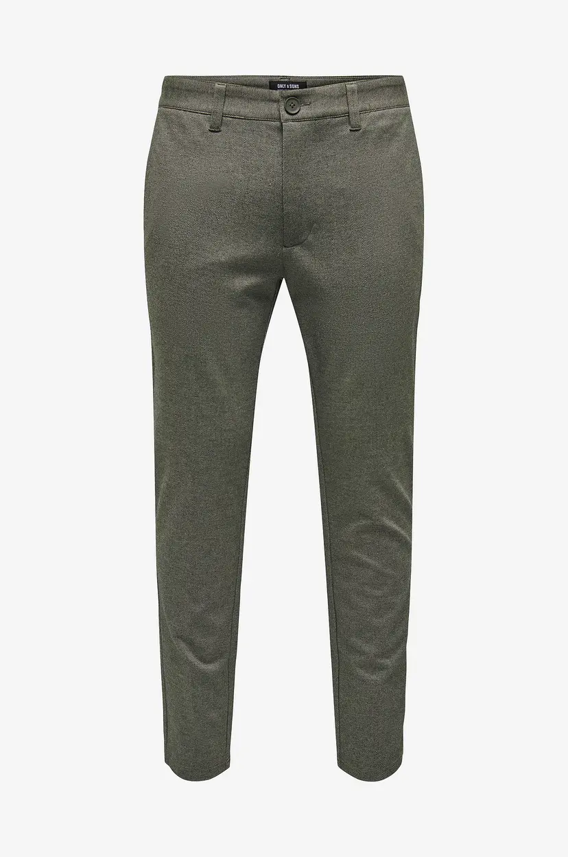 Only & Sons Bukser onsMark Tap Herringbone 2911 Pant - Natur