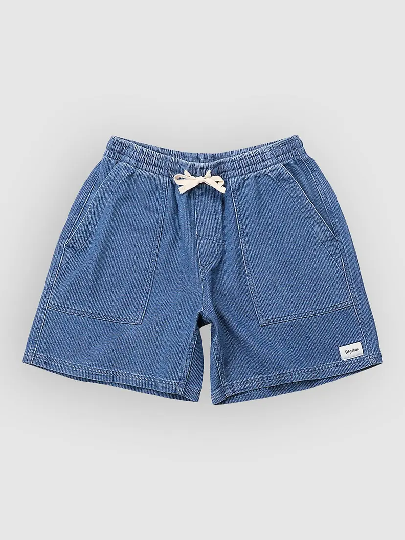 Rhythm Rhythm Textured Wale Shorts blå