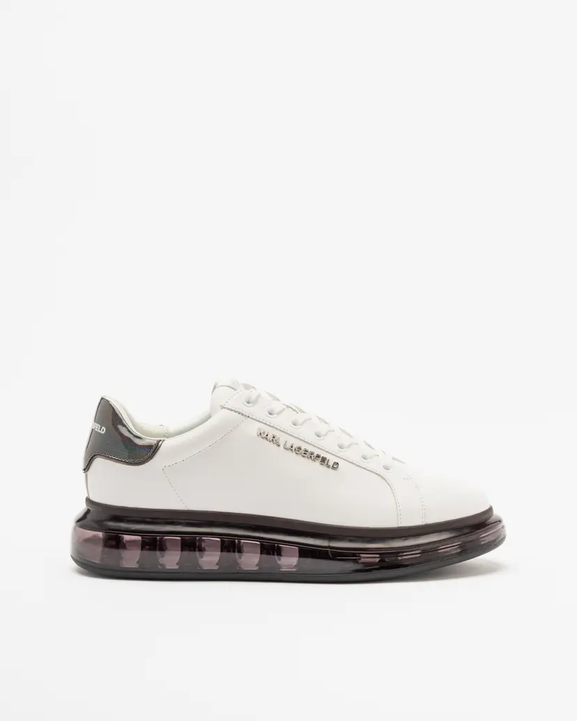 Karl Lagerfeld Karl Lagerfeld Kapri Kushion Lo Lace Lthr White Sneakers